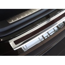Накладка на задний бампер (карбон) BMW X6 F16 (2014-)